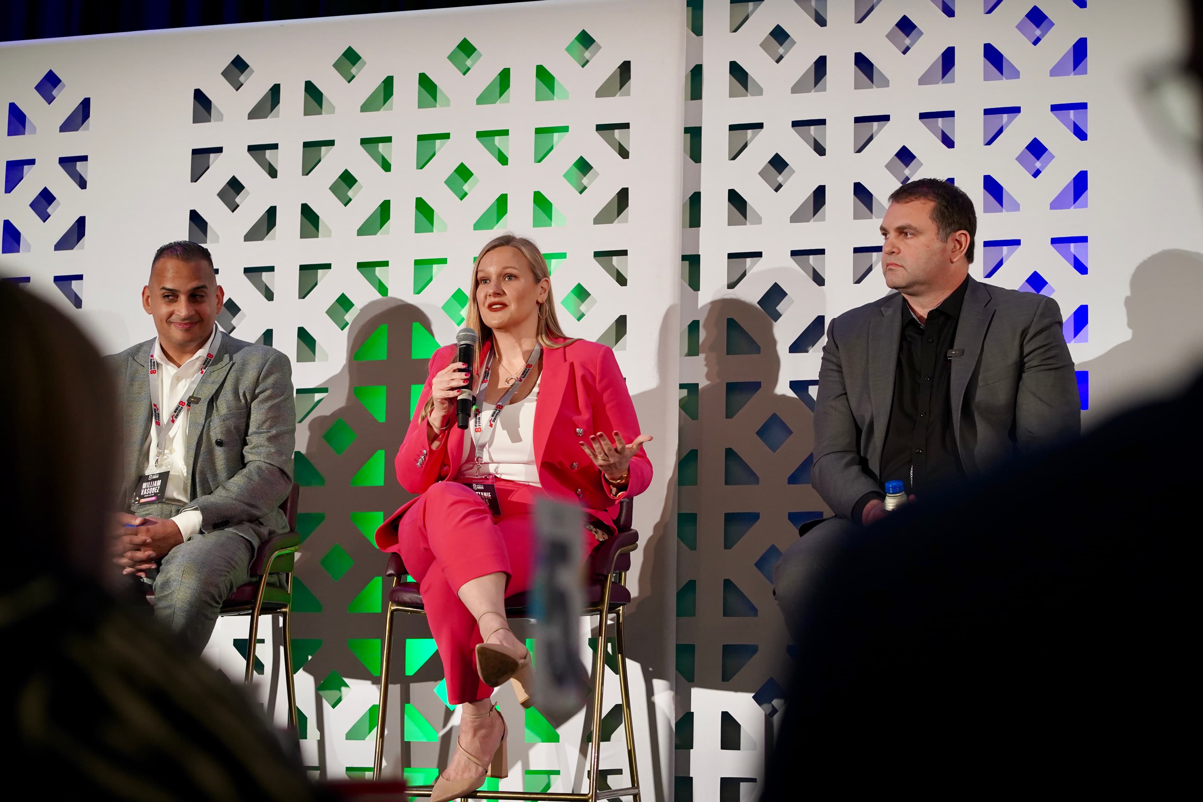 Panel discussion on stage